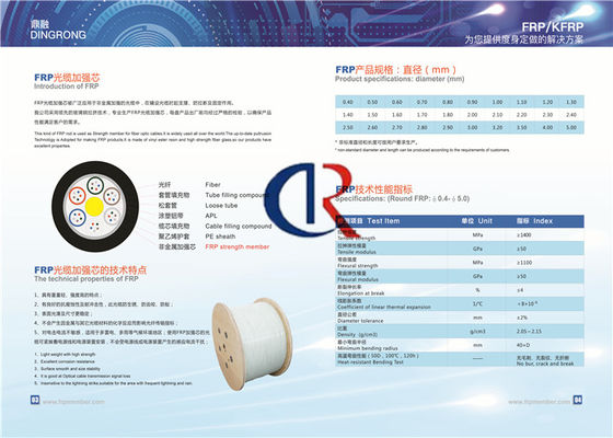 Aramid FRPの強さメンバーの引張強さ≥1700MPAの合板の巻き枠